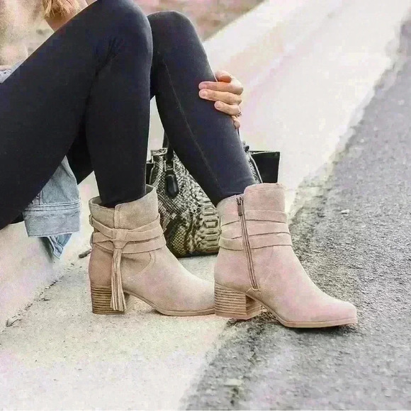 Koalaburra by Ugg Kenz Suede Tassel Boots Women’s Size 6 1/2 - Picture 7 of 8